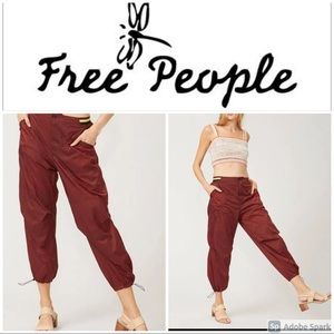 Free People Ripple Sport Pants Mahagony Sz XS